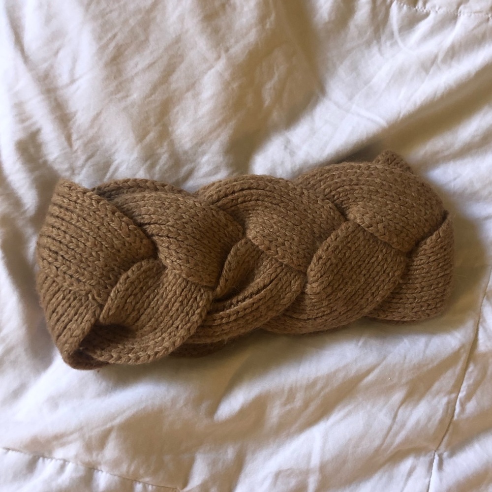 J.Crew Tan braided headband - OS